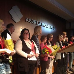 le podium pour sandrine 